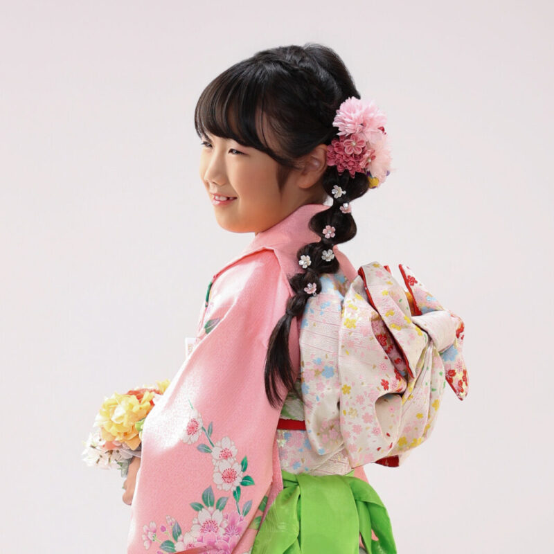 アキオスタジオ七五三_７歳ピンク