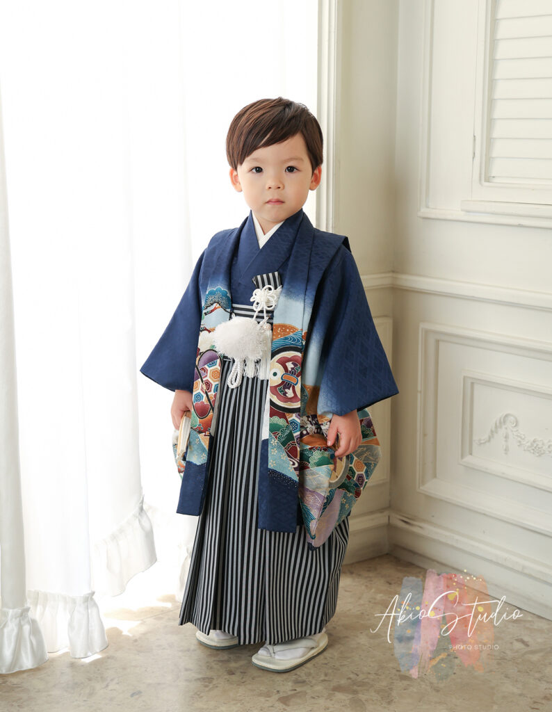 アキオスタジオの七五三男の子3歳